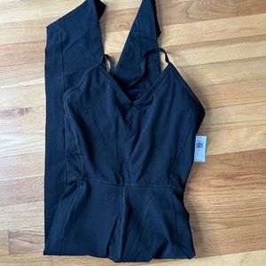 NWT Powerchill 7/8 length cami jumpsuit in black